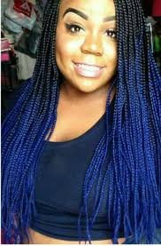 Black And Blue Ombre Box Braids Pin By Desiree Shirley On Ombre Box Braids Ombre Box Braids Blue Box Braids Kanekalon Hairstyles