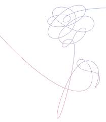 The cover art was probably designed with a custom font or lettering. Love Yourself Bts Logo Ilustrasi Kecantikan Ungu Wallpaper Ponsel