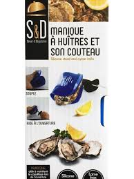 Couteau pradel par claude dozorme. 1 Sur Manique A Huitre Et Son Couteau Ustensile Cuisine Silicone Inox Achat Prix Fnac