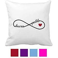 Regalo Original Pareja Personalizado Cojin Simbolo Infinito Enamorados Hombre O Mujer Chico O Chi Novios Aniversario Amor Santo Regalos Originales Pareja