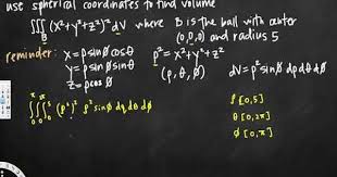 Triple Integral In Spherical Coordinates To Find Volume Vector Calculus Vector Calculus Calculus Coordinates
