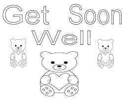 Get Well Soon Coloring Pages Coloring Pages Bear Coloring Pages Free Coloring Pages