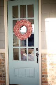To find some excellent exterior paint for your propert, you are going to need exterior house paint ideas first. Sherwin Williams Festoon Aqua Front Door Paint Colors Aqua Front Doors Painted Front Doors