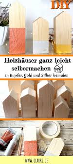 Holzhauser Bauen Die Perfekte Deko Fur Herbst Und Winter In 2020 Selber Machen Holz Diy Deko Weihnachten Holz Haus Aus Holz