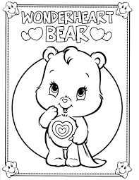 Care Bears Coloring Page Bear Coloring Pages Disney Coloring Pages Teddy Bear Coloring Pages