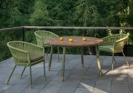 Outdoor Rope Dining Chair 7 W Criss Weave Lebello Outdoor Furniture Round Outdoor Dining Table Commercial Outdoor Furniture Teak Table Outdoor