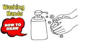 How To Draw Hands For Beginners Washing Hands Easy Drawing With Pen Easy Drawings How To Draw Hands Pen Drawing