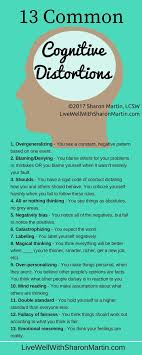 Cognitive distortions are biased perspectives we take on ourselves and the world around us. 3 Best Cognitive Distortions Worksheets Images On Best Worksheets Collection