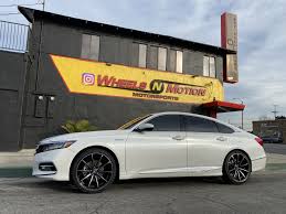 Powder coat dark charcoal size: White Diamond Wheels White Honda Accord Honda Accord 2020 Honda Accord
