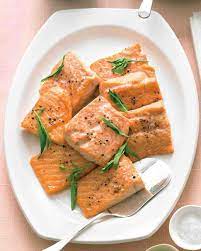 Salmon With Tarragon Yogurt Sauce Seafood Recipes Recipes Salmon Recipes