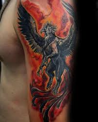 I am trying to find out the details about it. 70 Griffin Tattoo Designs For Men Mythological Creature Ideas