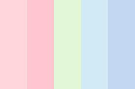 Whites, creams, and pinks continue to be very on trend for 2020. Pink Blue Green Cl Color Palette