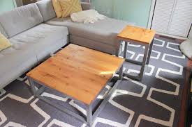 Accent your living room with a coffee, console, sofa or end table. Remodelaholic Build A Modern Coffee Table And Matching End Tables