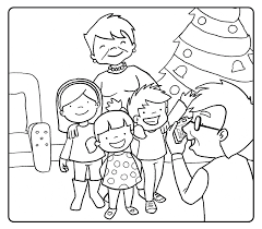 Todos los dibujos y coloreables que encontrarás aquí son dibujos para imprimir de gorra. Familia En Navidad Dibujo Para Colorear Novocom Top