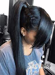 A ponytail is one of the most basic hairstyles you could ever do on your hair but a ponytail with bangs foe black hair is just next level. 30 Classy Black Ponytail Hairstyles