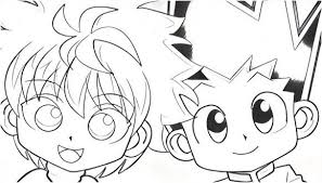Hunter X Hunter Coloring Page Coloring Pages Hunter X Hunter Madhouse Anime
