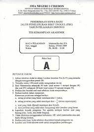 Contoh Soal Tes Masuk Pondok Pesantren Berbagai Contoh