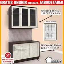 1 kc01a2 + 1 kc01a3 + kc 01b2 + kc01b3 Jual Produk Kitchen Set Atas Bawah Termurah Dan Terlengkap Juli 2021 Bukalapak