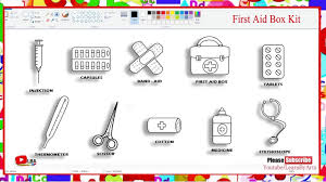 First Aid Box Kit Drawing Learnbyarts Youtube This method is usually used to make faces. first aid box kit drawing learnbyarts