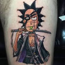 Tattoos performed outside of a professional studio: 13 Of The Best Rick And Morty Tattoos The Xo Factor