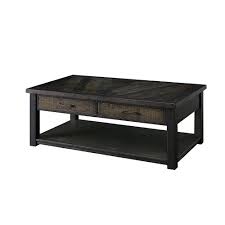 2 layers modern round coffee tea table with storage rack sofa side end table wood furniture for living room bedroom office white. Furniture Of America Palka 48 In Dark Oak Large Rectangle Wood Coffee Table With Drawers Idf 4123c The Home Depot