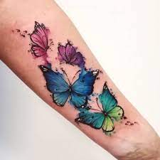 Packaged in clear plastic envelope and sent in cardboard reinforced packaging. Watercolor Tattoos Will Turn Your Body Into A Living Canvas Kickass Things Arm Tattoos For Women Butterfly Tattoos For Women Watercolor Butterfly Tattoo