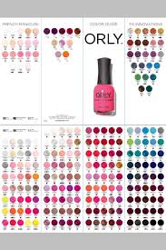 Orly Color Chart In 2019 Nails Nail Colors Sparkle Nails