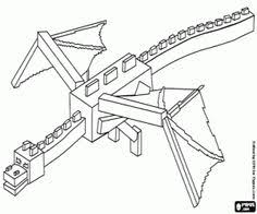 Ender dragon minecraft coloring pictures. Ender Dragon Minecraft Coloring Pages Printable Novocom Top