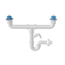 s trap siphon for double bowl sinks