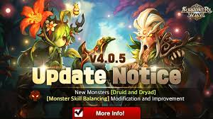 Twitter will use this to make your timeline better. Summonerswarapp On Twitter Hello Summoners Summoners War Will Be Updated To V4 0 5 Monster Skill Balancing 2 New Monsters Druid And Dryad Update Times Global 09 30 Pm Pdt Europe