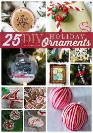 Great Ideas 25 Diy Holiday Ornaments Diy Holiday Christmas Ornaments To Make Holiday