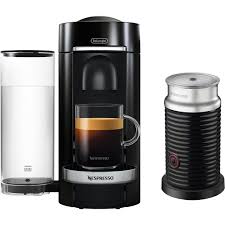Maybe you would like to learn more about one of these? Nespresso Vertuoplus Deluxe Coffee And Espresso Maker By De Longhi With Aeroccino Black Walmart Com Walmart Com