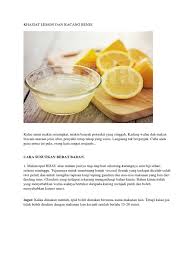 Explore tweets of kacang bendi @bendikacang on twitter. Khasiat Lemon Dan Kacang Bendi Docx
