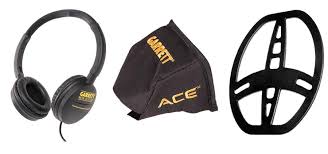 Garrett ace 400 metal detector with black daypack, 8.5″ x 11″ proformance dd waterproof submersible search coil, coil cover Garrett Ace 400 Metal Detector Garrett Metal Detectors