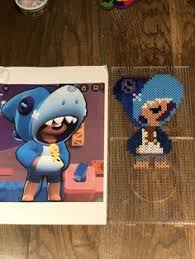 Nani loves her friends and looks over them with a watchful lens. 20 Brawl Stars Bead Art Ideas Bead Art Brawl Pixel Art