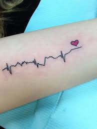 Nanny S Last Three Heartbeats Tattoo Xoxo Meaningful Tattoos Heartbeat Tattoo With Name Heartbeat Tattoo