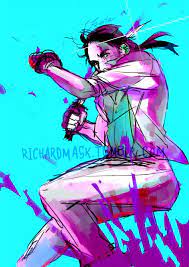 Biker (hotline miami) the son (hotline miami) it's just implied feelings but it's me c'mon you know; The Son Hotline Miami By Richardmask Hotline Miami Miami Anime