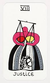 Tarot Cards Justice Niki De Saint Phalle Drawing Niki De Saint Phalle Tarot Jean Tinguely