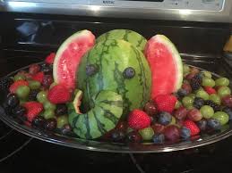 Watermelon Elephant Fruit Tray Baby Shower Fruit Tray Baby Shower Fruit Baby Shower Appetizers