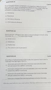 For many people, math is probably their least favorite subject in school. Question 47 2 Point On A Trivia Game Show A Chegg Com