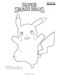 Beanie boos coloring pages scraps the dog. Pikachu Super Smash Brothers Coloring Page Super Fun Coloring