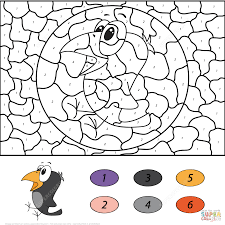 Print coloring pages by moving the cursor over an image and clicking on the printer icon in its upper right corner. Coloring Printable Pages Numbers Free For Kids To Print Disney Toddlers With Color Codes Simple Stunning Photo Ideas Samsfriedchickenanddonuts