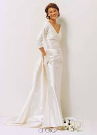 Winter Bride Silk Wedding Dress Wedding Dresses Older Bride
