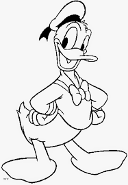 Several colors are available for you to draw. Donald Duck Coloring Pages For Kids Novocom Top