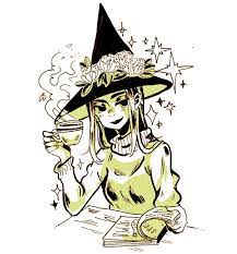 Witch Inktober Tumblr Witch Art Cartoon Girl Drawing Character Art