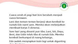 Kunci Jawaban Tema 5 Kelas 3 Sd Halaman 199 201 Buku Tematik Subtema 4 Pembelajaran 3 Tribunnews Com Mobile
