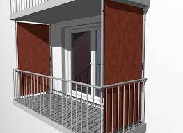 Privatsphäre ist für die meisten menschen ein muss. Balkon Sichtschutz Design Uni Orange Dralon