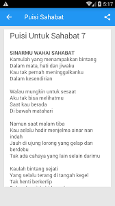 Check spelling or type a new query. Puisi Untuk Sahabat Fur Android Apk Herunterladen