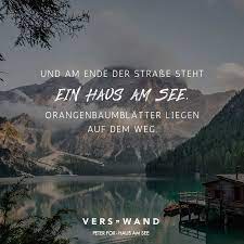 Das haus am see (originaltitel: Und Am Ende Der Strasse Steht Ein Haus Am See Orangenbaumblatter Liegen Auf Dem Weg Peter Fox Visual Statements Haus Am See Strassen Zitate Visual Statements