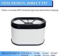 FA1886 Air Filter Compatible with 2008-2010 Ford F250 F350 F450 F550 Super  Duty 6.4 V8 and 2011 F53 6.8L V10 Diesel Engine Air Filters Replaces ...